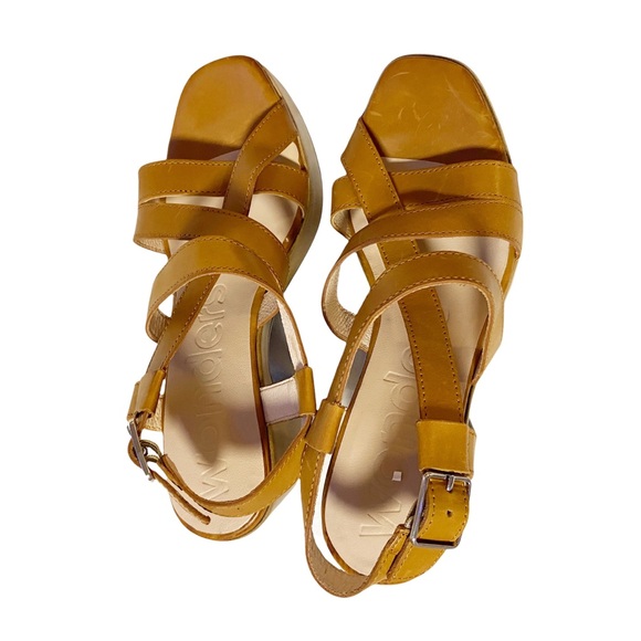 NEW Wonders tan leather strappy sandals - Picture 4 of 4